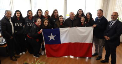 Gobernador Mundaca despidió a la delegación chilena de básquetbol que participará en los Juegos Mundiales Universitarios FISU 2025 en Alemania