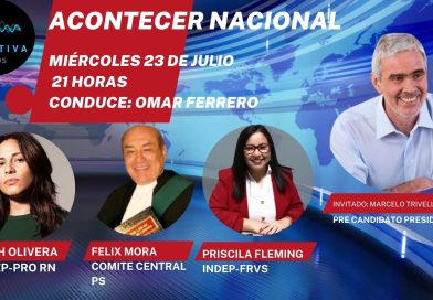 «Yo feliz sería su candidato»: Marcelo Trivelli, invitado en Acontecer Nacional de Evolutiva Medios, espera definición clave de la DC para su precandidatura presidencial