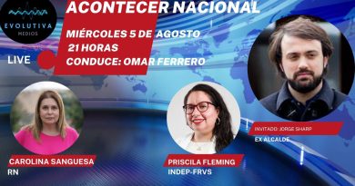 Jorge Sharp aborda en EvolutivaMedios el Estallido Social («el que no salta es paco» mientras era alcalde. Sharp no se arrepintió de haber denunciado las violaciones a los derechos), su candidatura y los desafíos de la Región de Valparaíso
